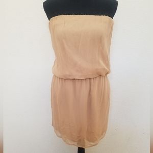 Silk chiffon tube dress!